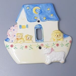 Vintage Charpente Noah's Ark Single Switch Plate